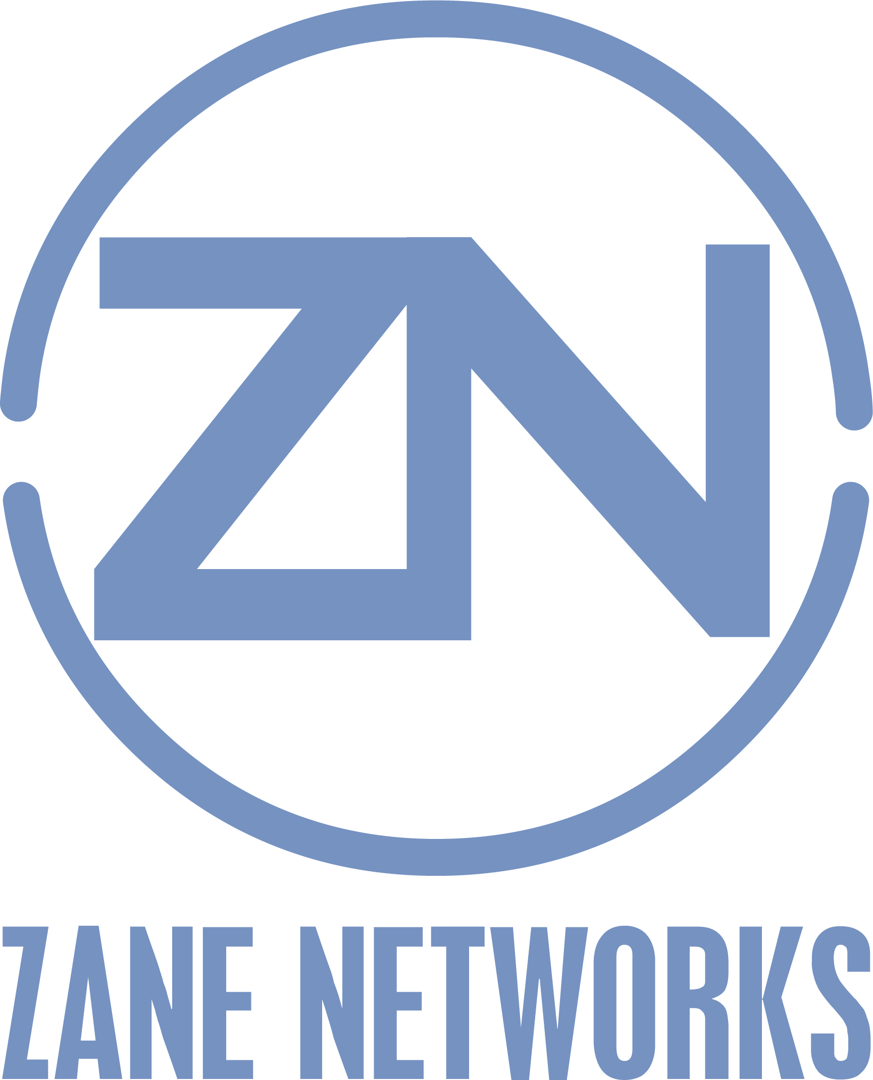 Zane Networks Logo Blue